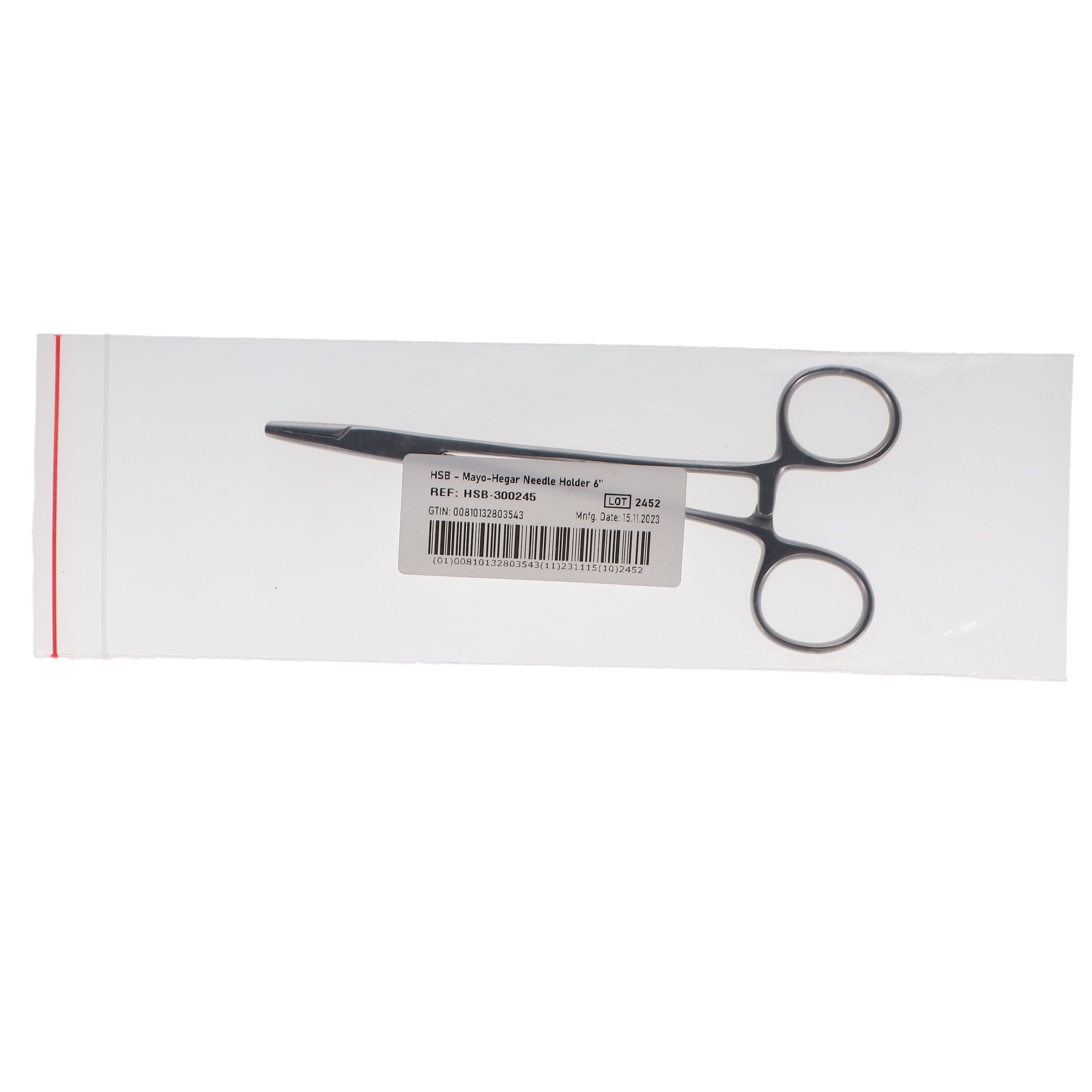 House Brand Dentistry 300245 HSB Mayo-Hegar Needle Holder 6'' House Brand Dentistry 300245 HSB Mayo-Hegar Needle Holder 6''